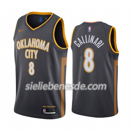 Herren NBA Oklahoma City Thunder Trikot Danilo Gallinari 8 Nike 2019-2020 City Edition Swingman